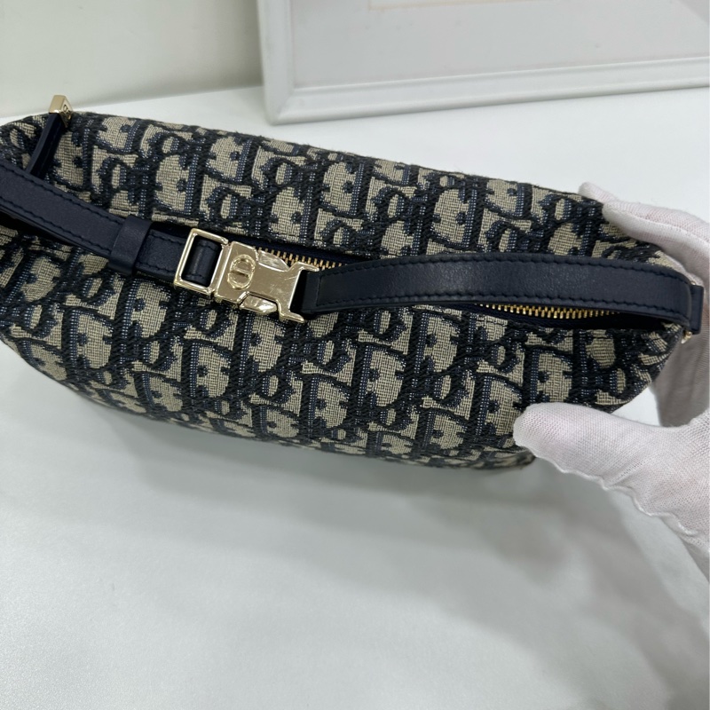 Dior/ 迪奧 Travel Nomad老花刺繡便當包 24年編碼 底長約22cm-6