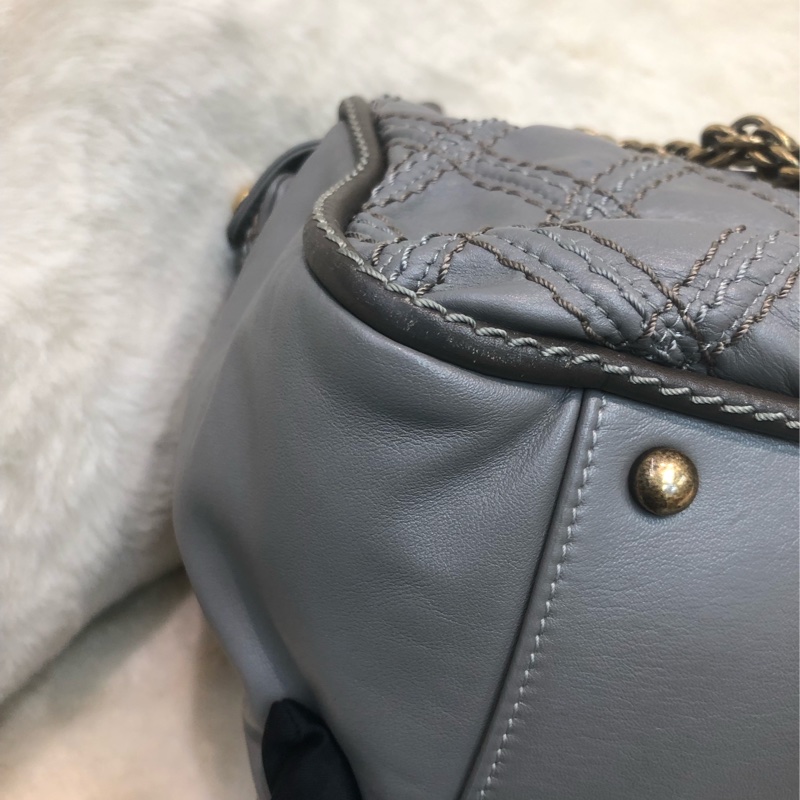 Chanel 灰色外縫線 鏈條 上肩 XA231-12