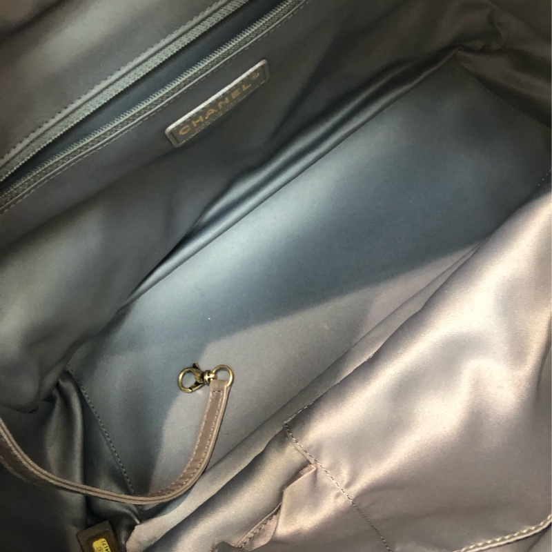 Chanel 灰色外縫線 鏈條 上肩 XA231-16