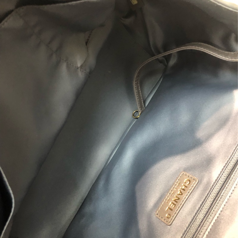 Chanel 灰色外縫線 鏈條 上肩 XA231-17