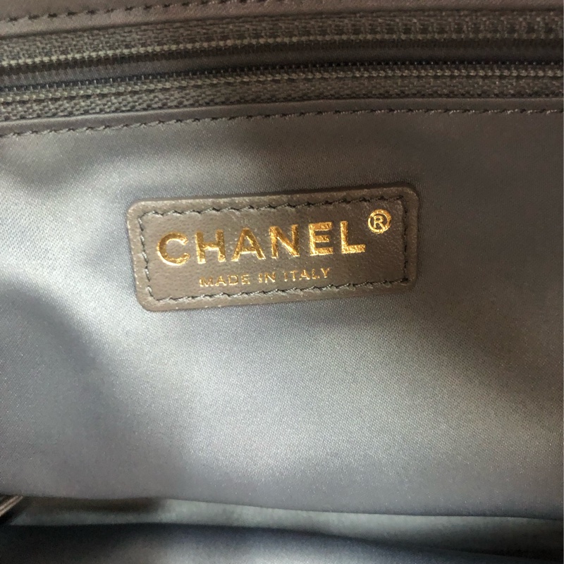 Chanel 灰色外縫線 鏈條 上肩 XA231-19