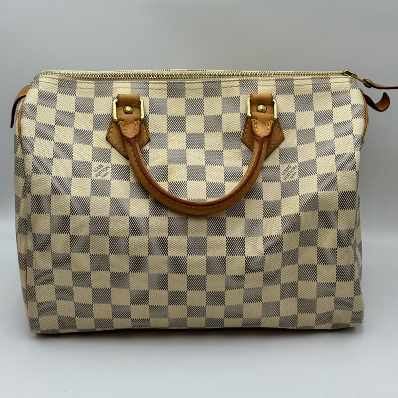 路易威登/Lv Speedy 30 白棋盘格 30*17*21-2