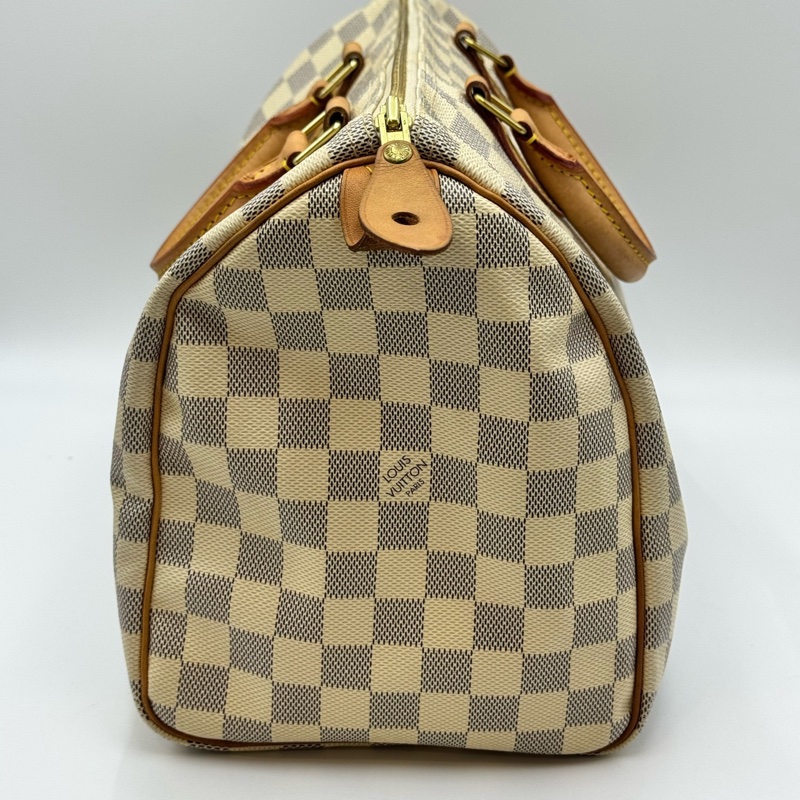 路易威登/Lv Speedy 30 白棋盘格 30*17*21-3