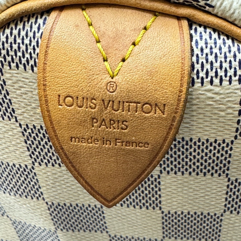 路易威登/Lv Speedy 30 白棋盘格 30*17*21-14