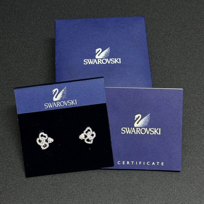 【全套配件🎁】 Swarovski 施華洛世奇 水鑽耳夾式 耳環-1