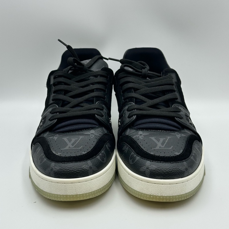 路易威登/Lv TRAINER 黑色LV老花版運動鞋 41碼-2