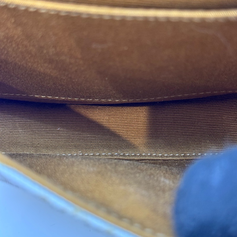 賽琳/Celine 老花凱旋門馬鞍mini單肩斜挎包 15*4*11-6