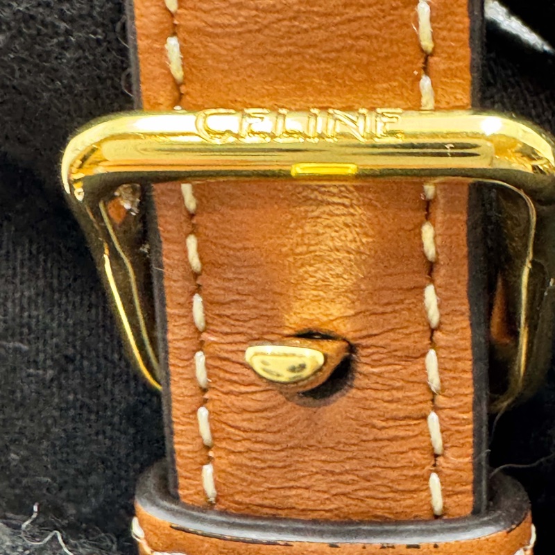 賽琳/Celine 老花凱旋門馬鞍mini單肩斜挎包 15*4*11-8