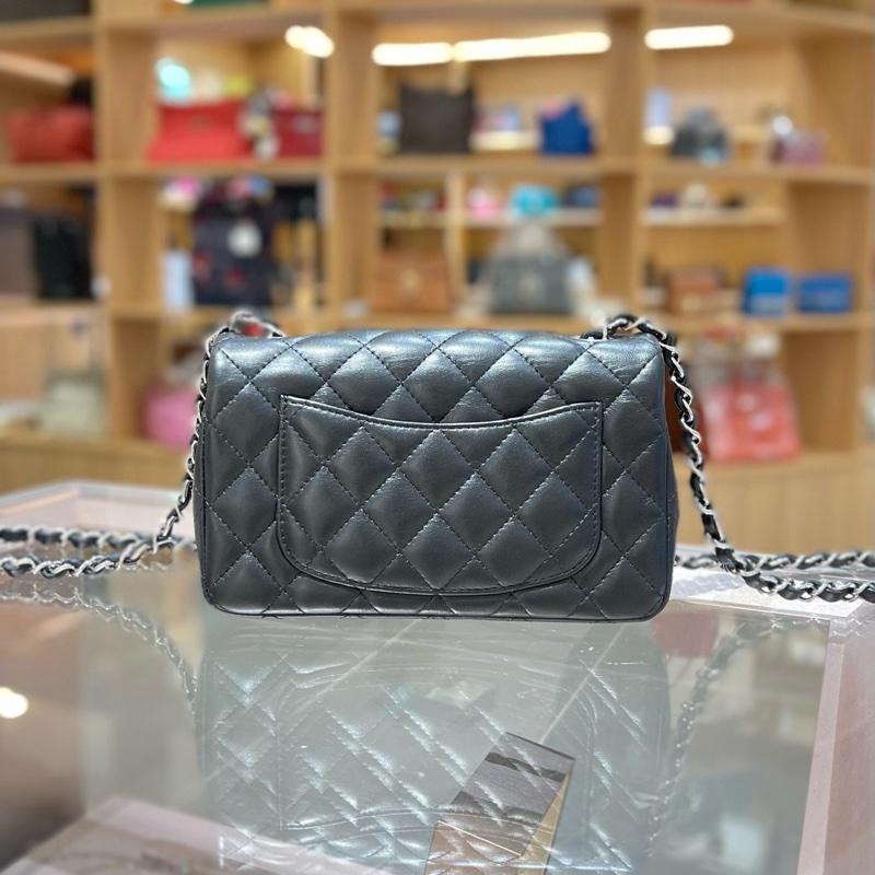 Chanel 香奈儿大 Mini 链条包斜挎包-1