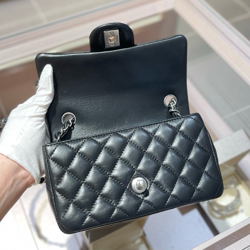 Chanel 香奈儿大 Mini 链条包斜挎包-3