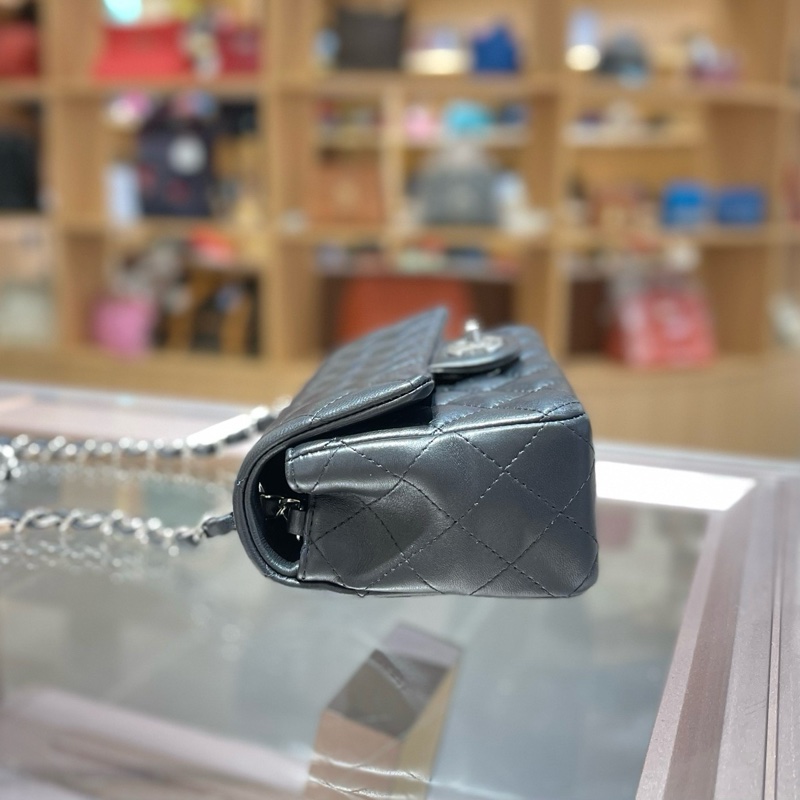 Chanel 香奈儿大 Mini 链条包斜挎包-4