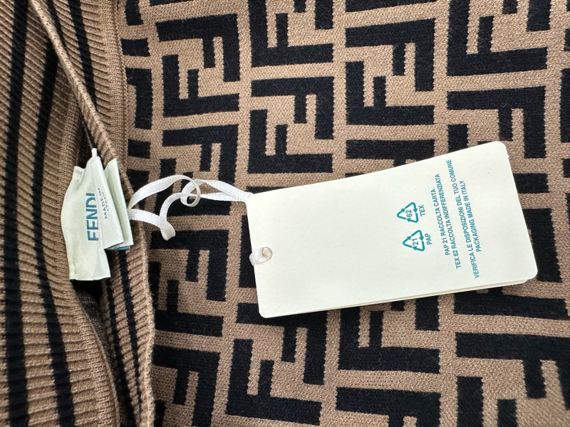 Fendi芬迪 滿印針織短裙 8A-3