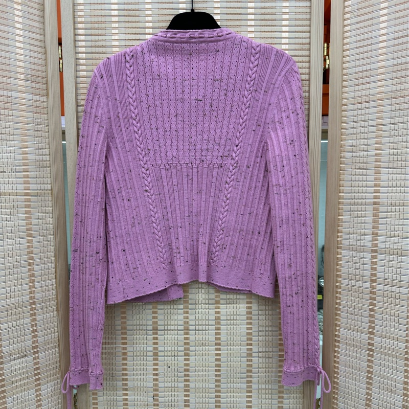 Chanel香奈兒 2025年綁帶針織開襟衫 34碼-1