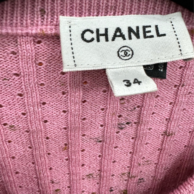 Chanel香奈兒 2025年綁帶針織開襟衫 34碼-4