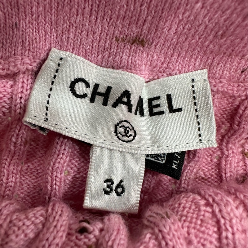 Chanel 香奈兒 2025 粉紅短裙 36碼-2