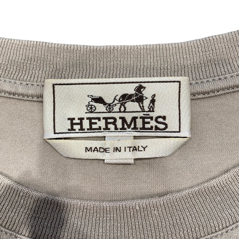 HERMES 愛馬仕 T-SHIRT 棉質T恤 灰色 SIZE:S-5