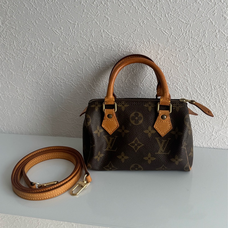 LV 花紋nano speedy  超可愛😻-0