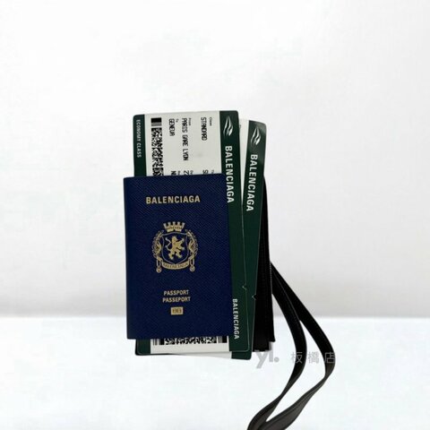 Y2006-Balenciaga皮件 護照造型小牛皮萬用夾