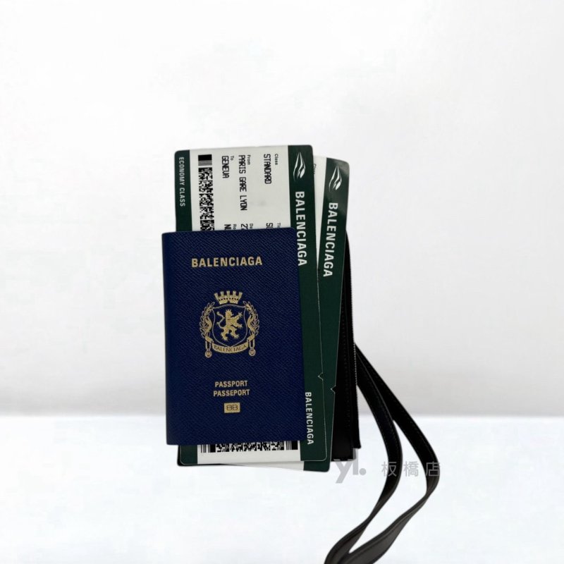 Y2006-Balenciaga皮件 護照造型小牛皮萬用夾-0