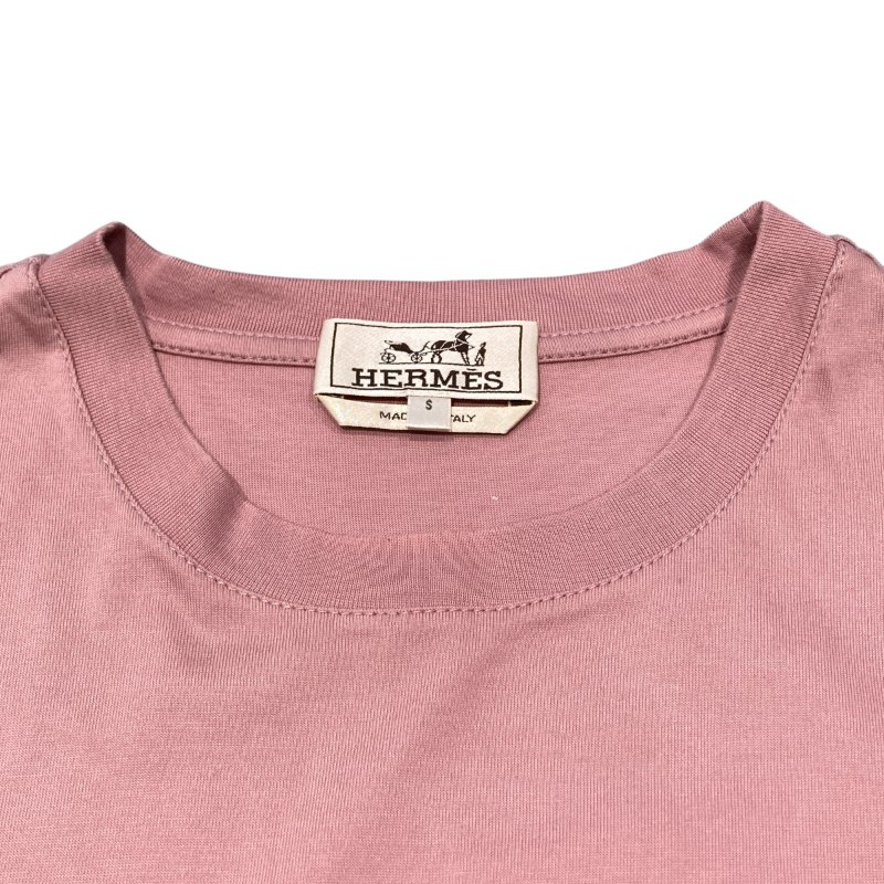 HERMES 愛馬仕 T-SHIRT 棉質T恤 粉色-2