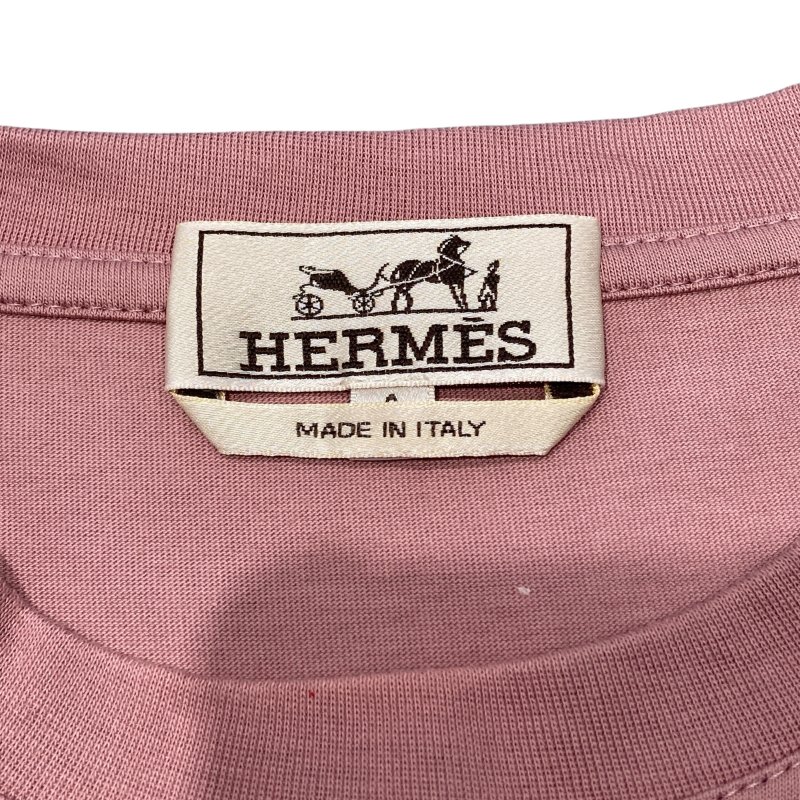 HERMES 愛馬仕 T-SHIRT 棉質T恤 粉色-3