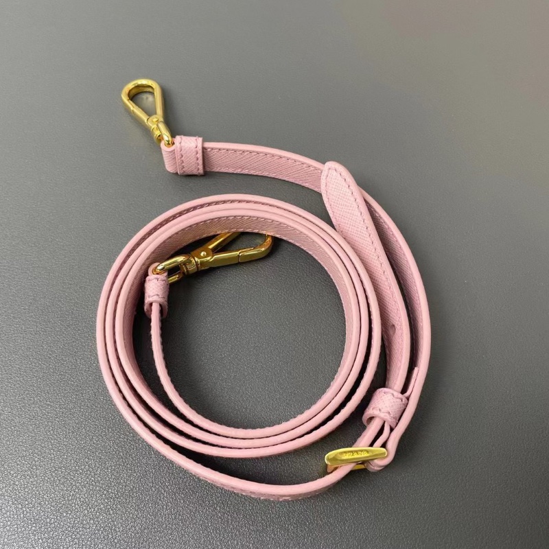 Prada 新款 經典Galleria皮革殺手包 櫻花粉手提包斜背包32*23*12  98新肩帶塵袋購證保卡-7