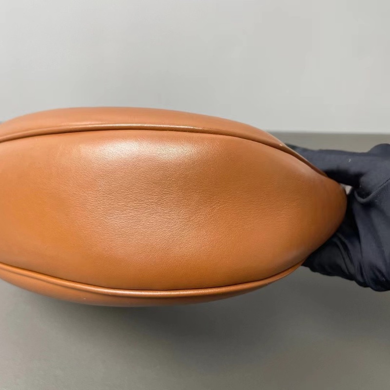 CELINE AVA凱旋門腋下包 金棕色經典款 柔軟小牛皮23*15*7 98新配件塵袋-8