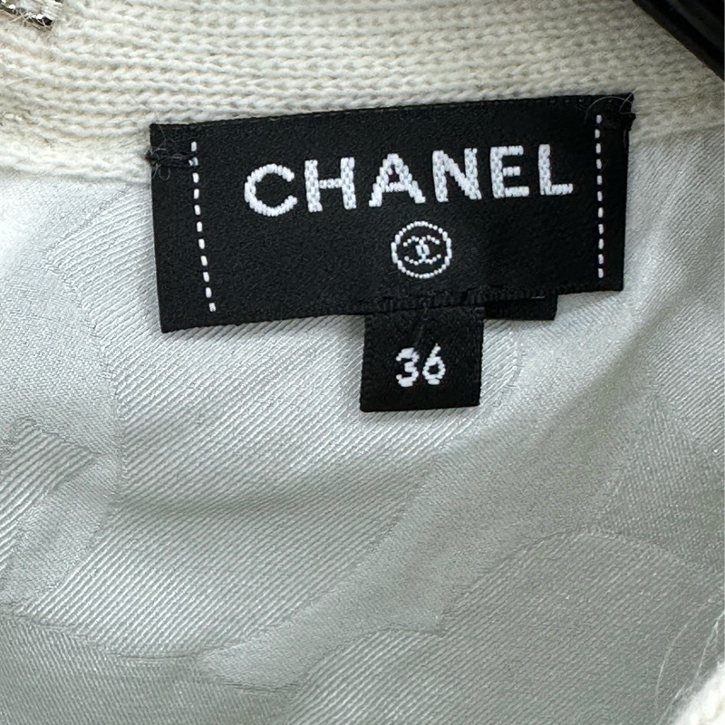 Chanel香奈兒 25N滑雪系列冰藍色馬海毛蝴蝶結無袖連身 36碼-2