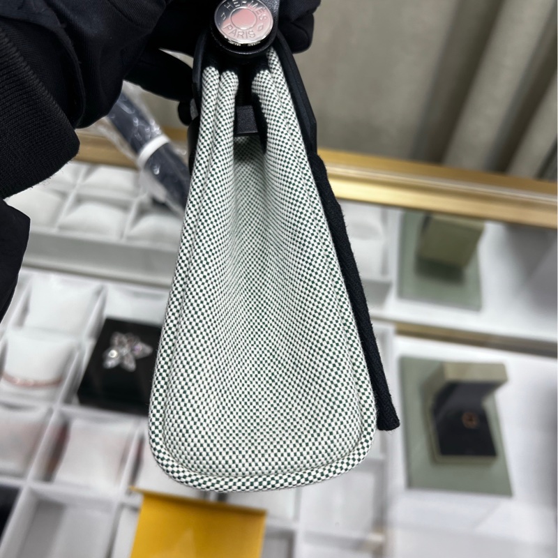 Hermes mini Herbag 熊貓配色 全新-3