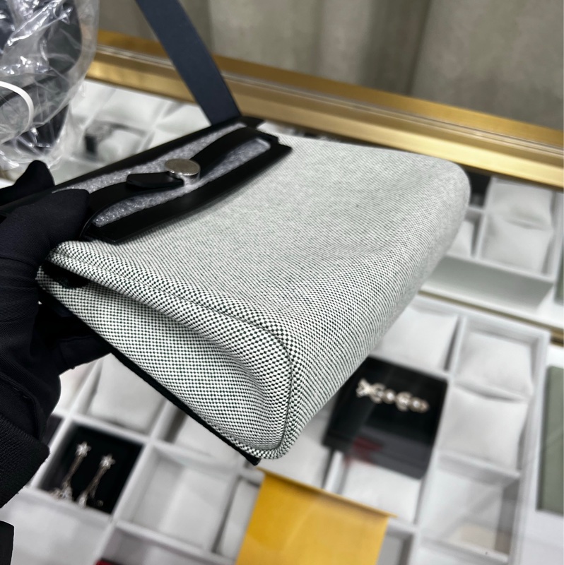 Hermes mini Herbag 熊貓配色 全新-6