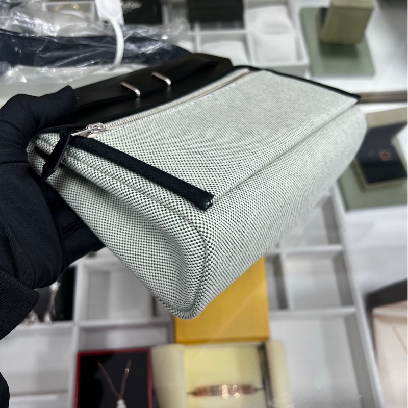 Hermes mini Herbag 熊貓配色 全新-8