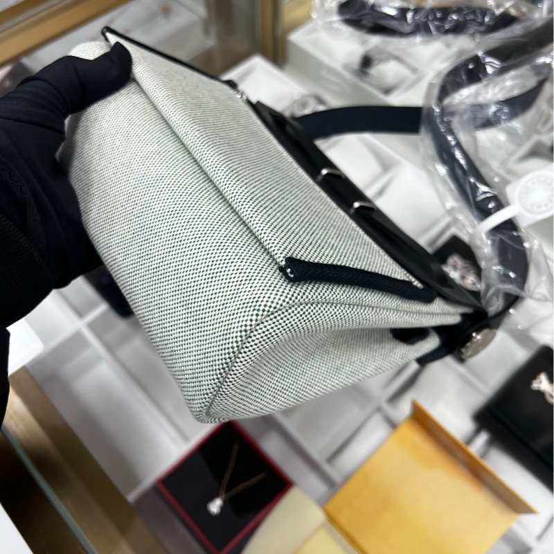 Hermes mini Herbag 熊貓配色 全新-9