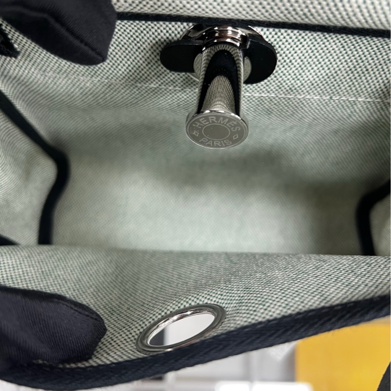 Hermes mini Herbag 熊貓配色 全新-13