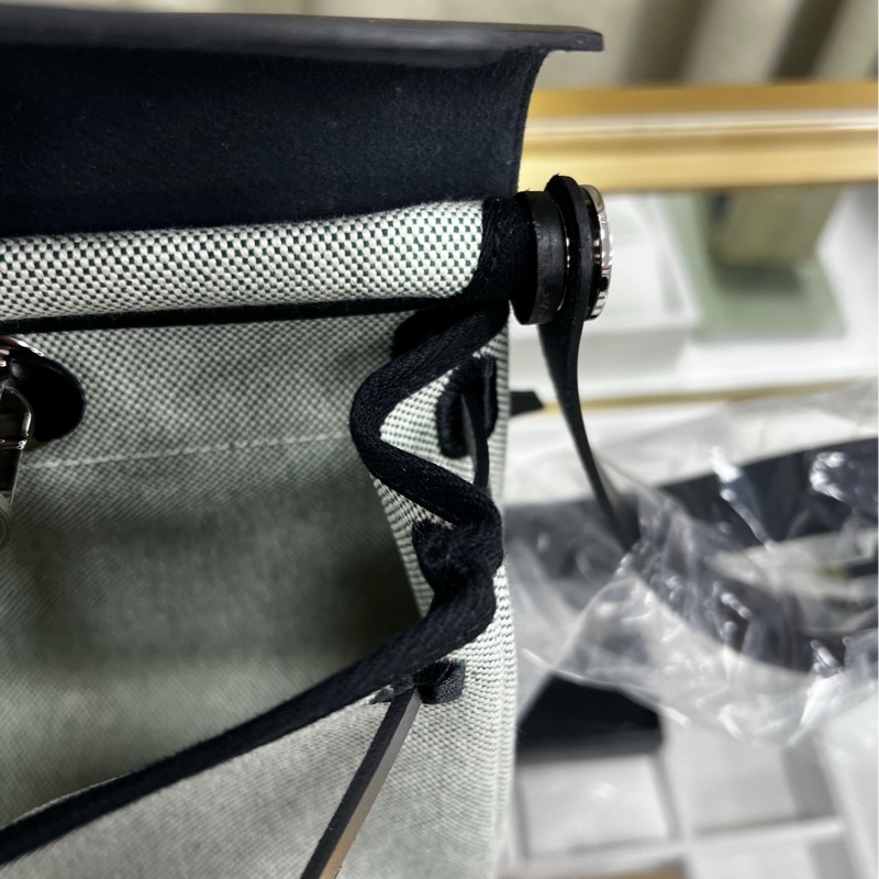 Hermes mini Herbag 熊貓配色 全新-15