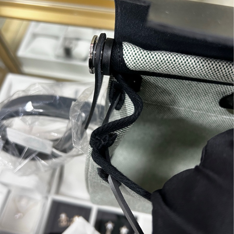 Hermes mini Herbag 熊貓配色 全新-16