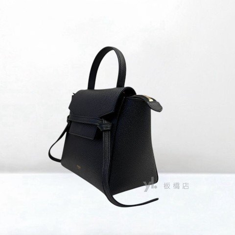 Y2010-CELINE Nano Belt黑色小牛皮鯰魚包-1