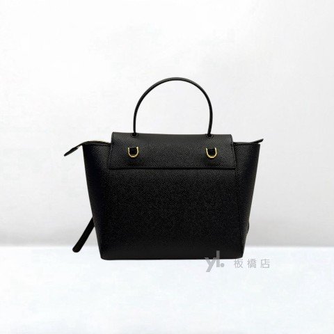 Y2010-CELINE Nano Belt黑色小牛皮鯰魚包-3