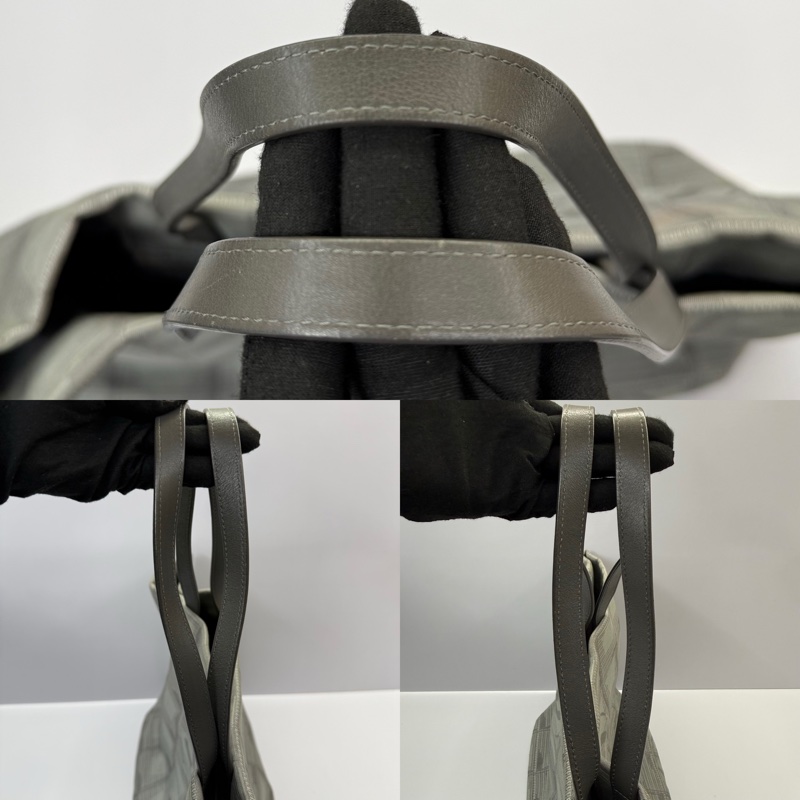 CHANEL 香奈兒 灰色冰格新旅行系列托特包 NEW TRAVEL LINE NO12 （無卡）-4