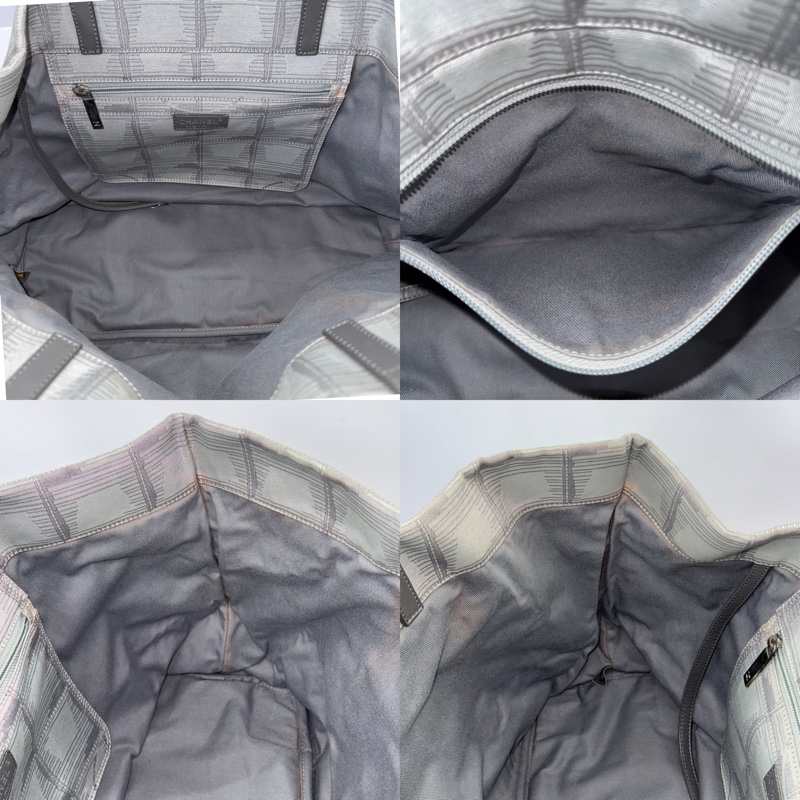 CHANEL 香奈兒 灰色冰格新旅行系列托特包 NEW TRAVEL LINE NO12 （無卡）-5