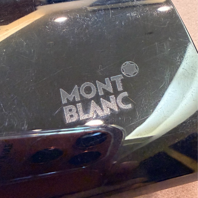 真品MONTBLANC 萬寶龍 Meisterstück 大師傑作（大班）鍍黃金經典原子筆 附盒裝保單-33