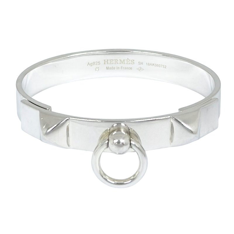 HERMES Collier De Chien 純銀 手環-0