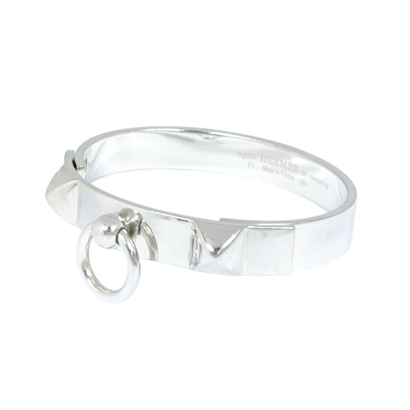 HERMES Collier De Chien 純銀 手環-6