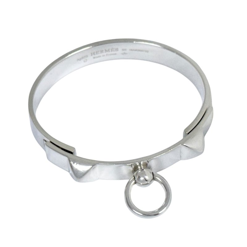 HERMES Collier De Chien 純銀 手環-7