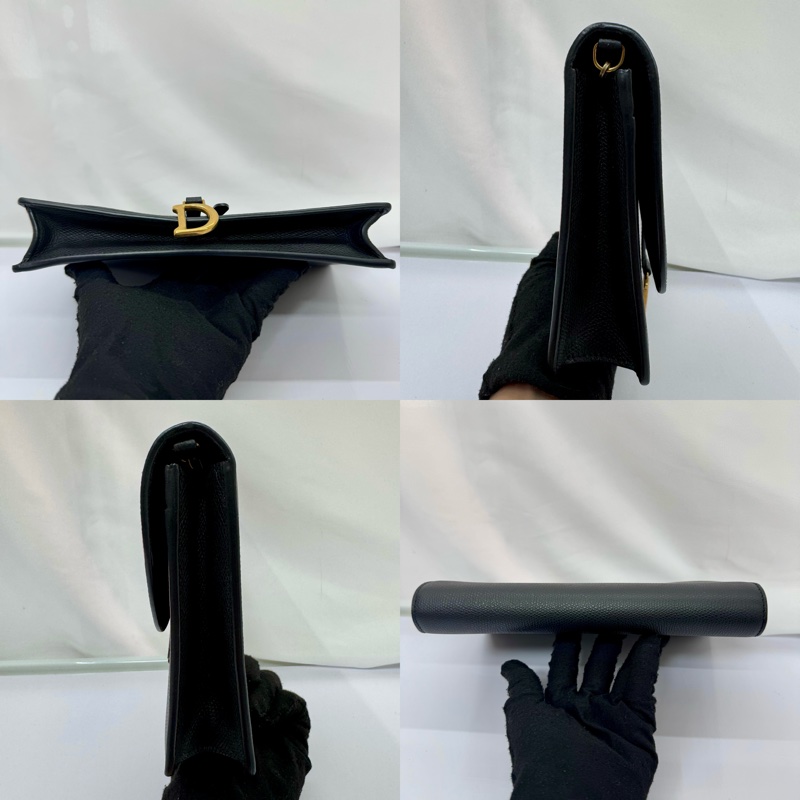 迪奧 Saddle 馬鞍系列皮革鏈條長夾包（WOC）-2