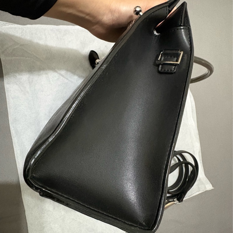 Charles & Keith Curved Handle Tote Bag-5