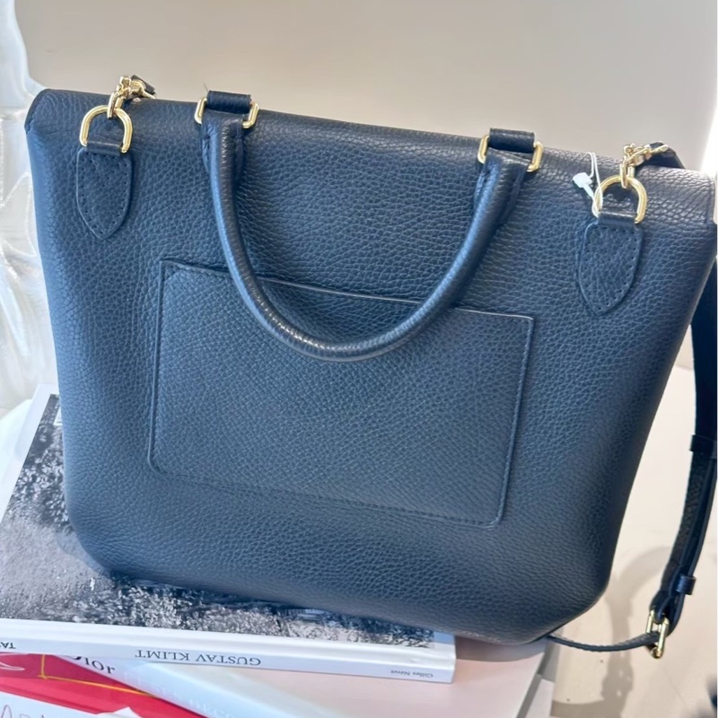 LV✨Louis Vuitton Volta 黑色全皮手提包肩背包翻蓋包-8