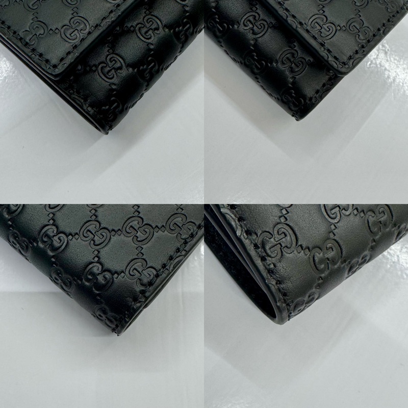 Gucci 古馳 GG Shima 壓紋皮革六連鑰匙包（型號 150402）-4
