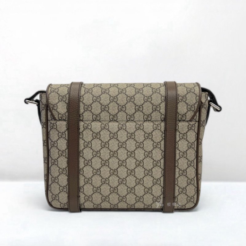 S5242-GUCCI GG Supreme印花帆布郵差包658542-3
