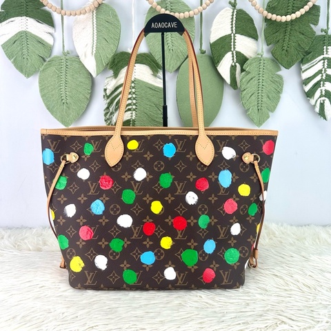 LV 限量款✨草間彌生聯名款NeverFull MM Size