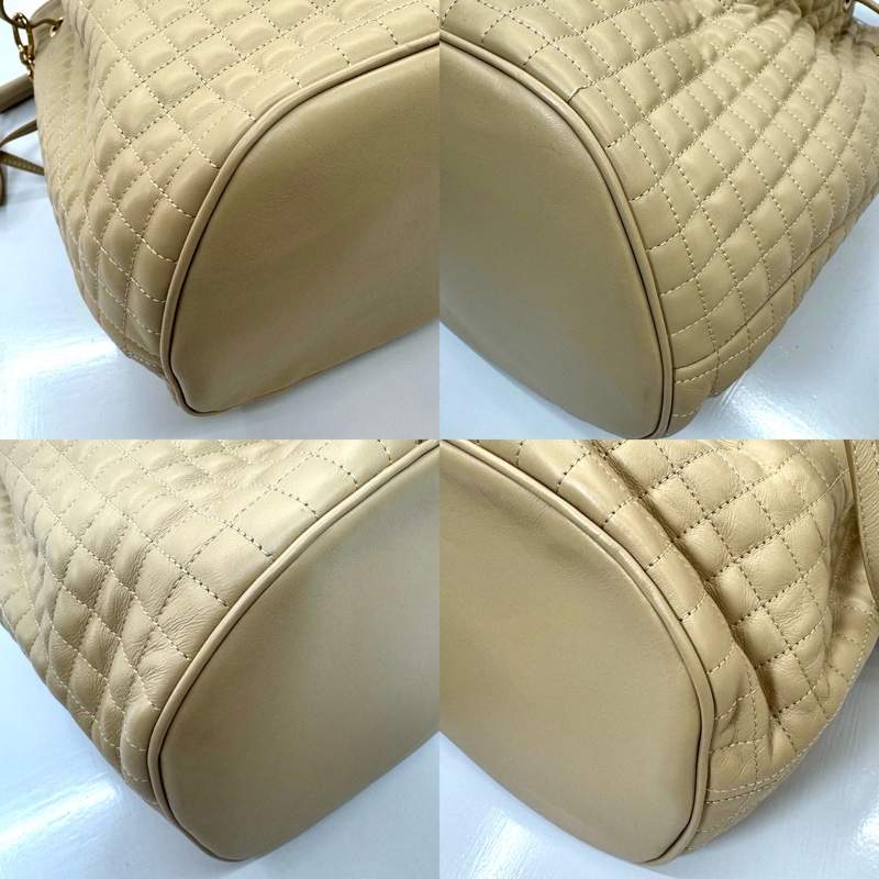 Celine 思琳 小號皮革水桶包/後背包-3